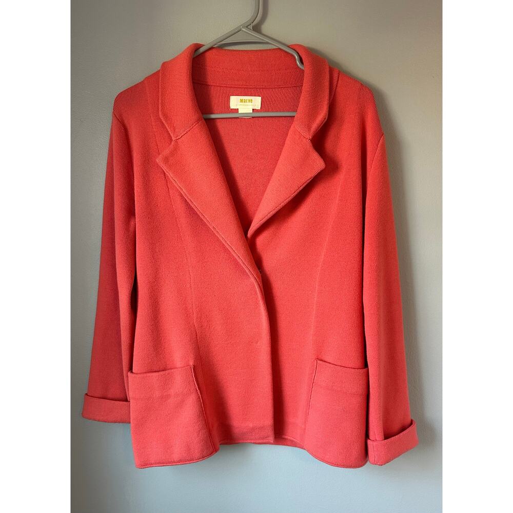 Maeve by Anthropologie Snap Button 2 pocket Blazer